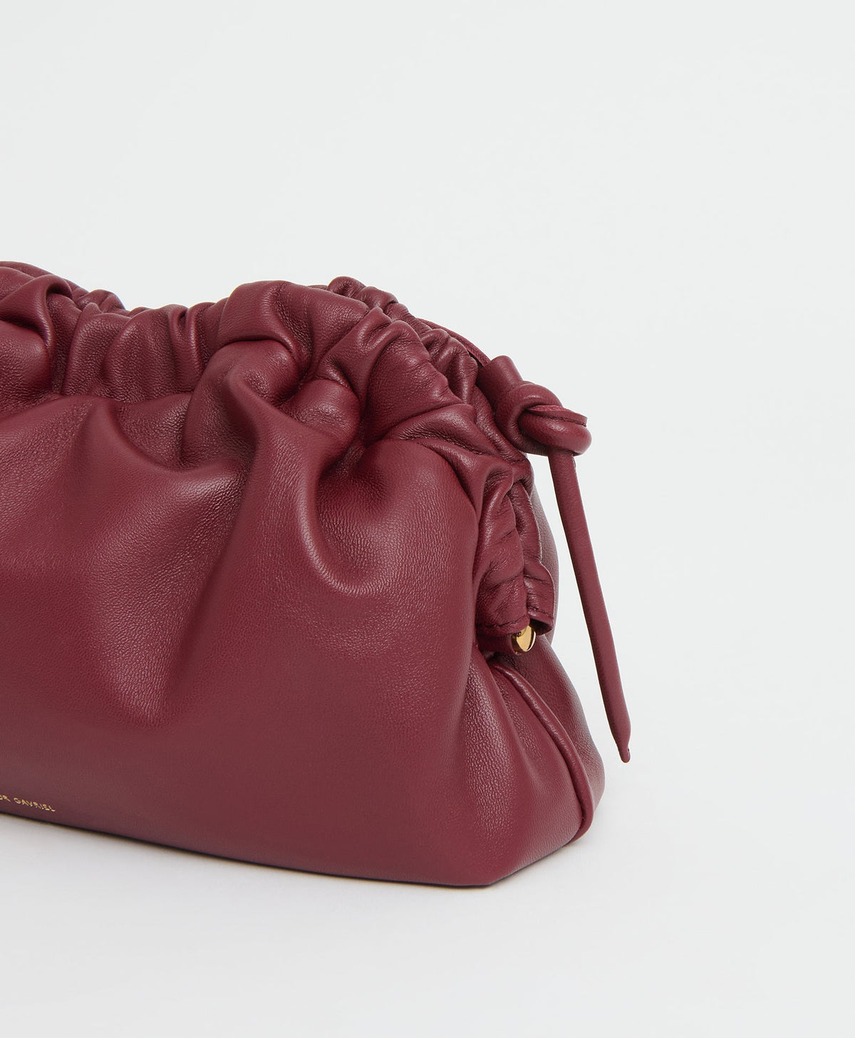 Mansur Gavriel Mini Cloud Clutch - Claret