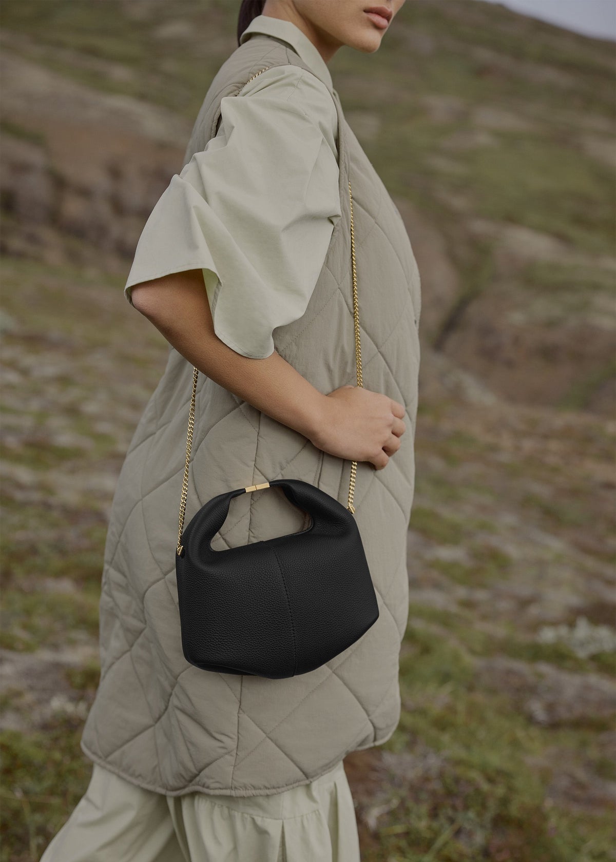 Polène Béri - Chaîne Noir Grainé