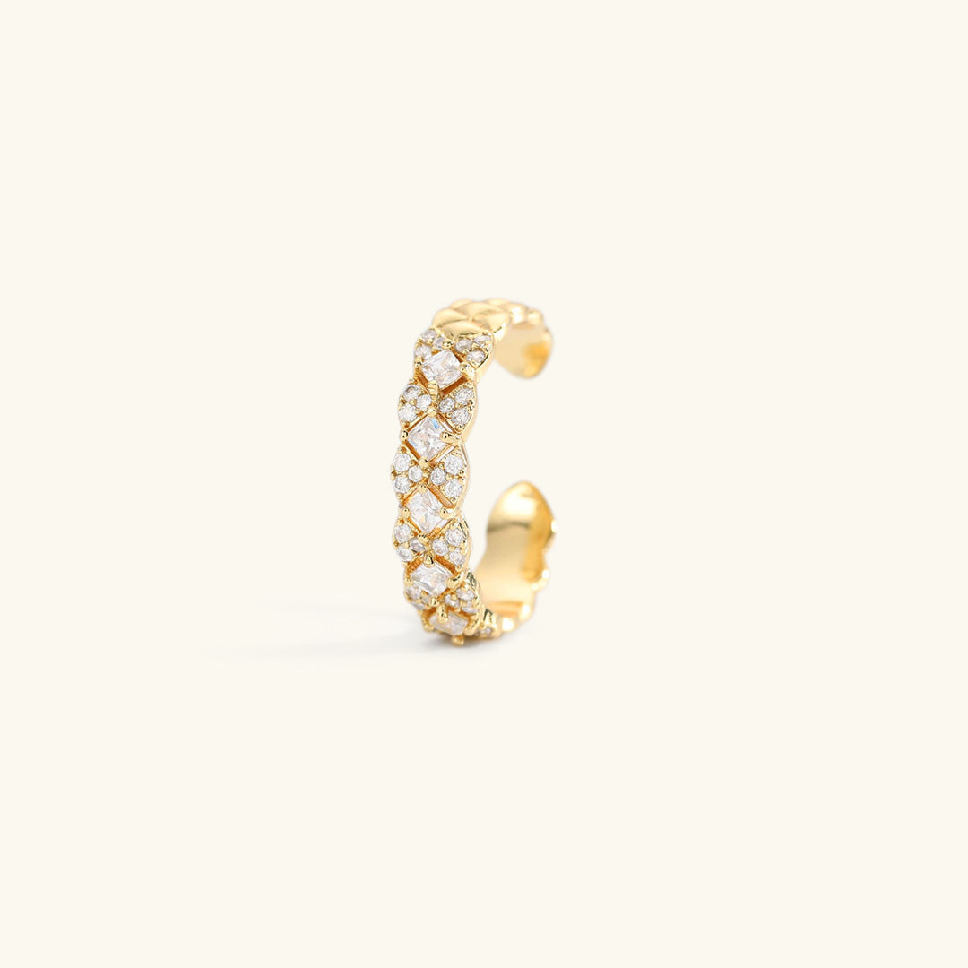 Bague Camille en or à motifs pour femme