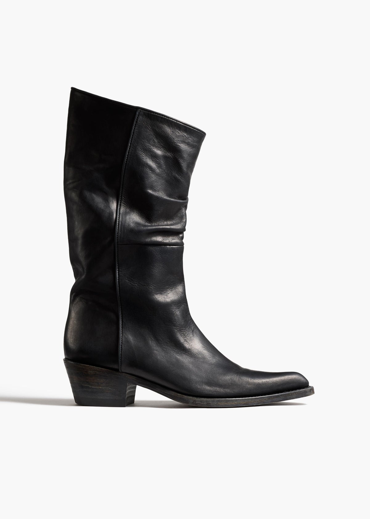 Khaite Clive Boot - Black Leather