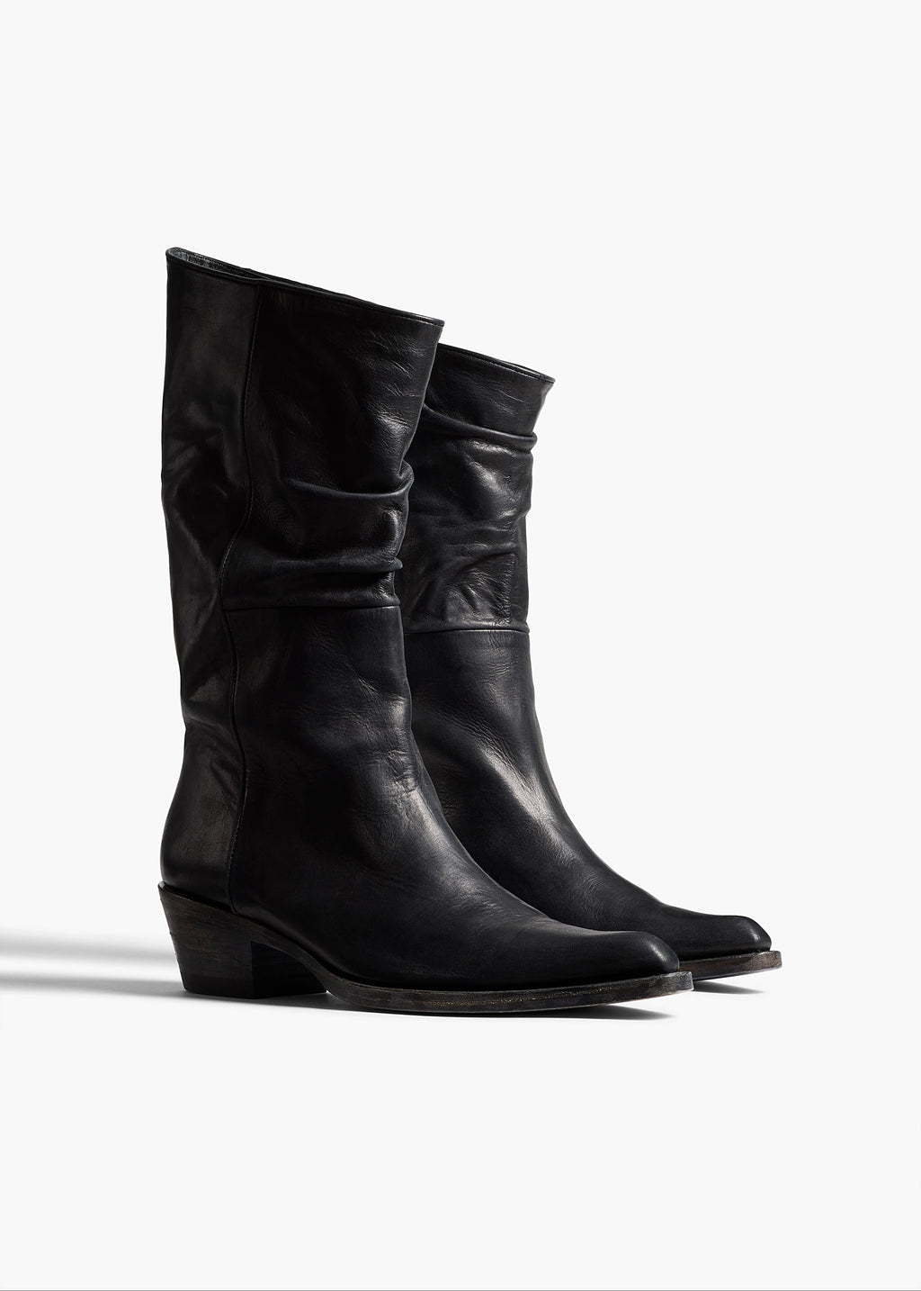 Khaite Clive Boot - Black Leather