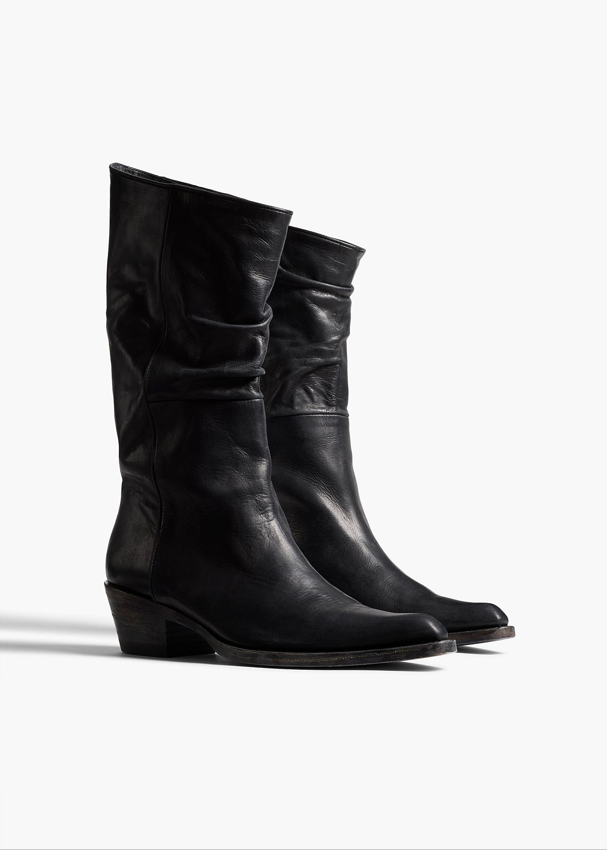 Khaite Clive Boot - Black Leather