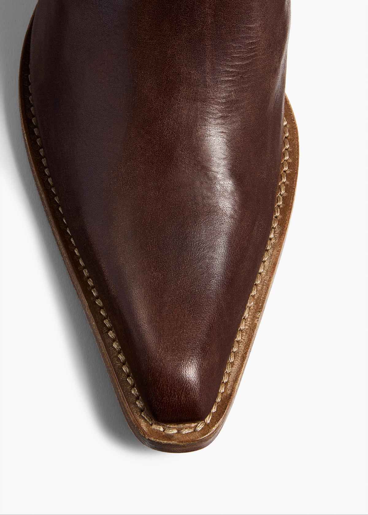 Khaite Clive Boot - Dark Brown Leather