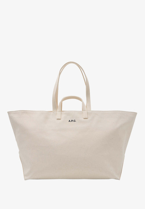A.P.C. Drummer Toile Bag - Ecru