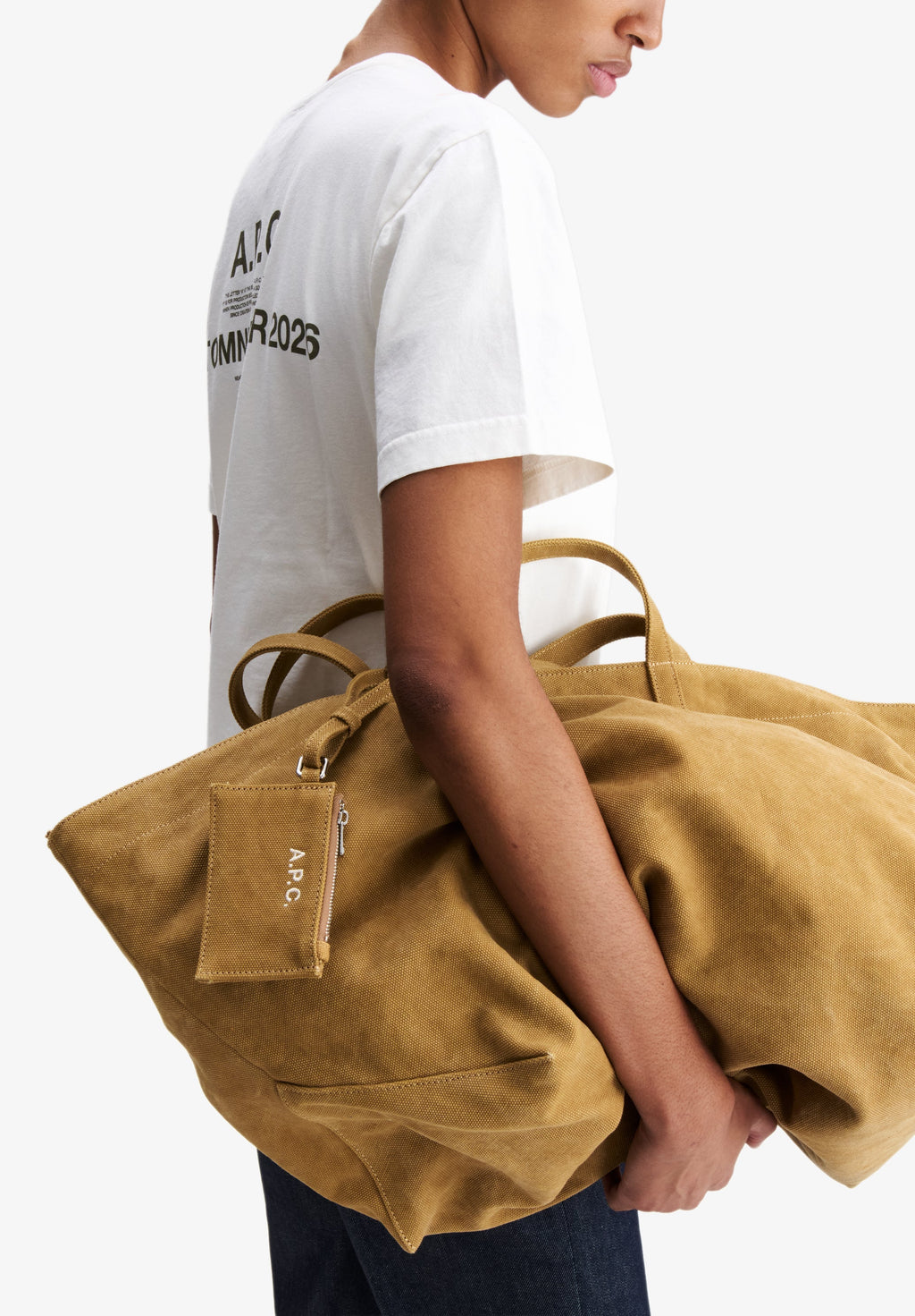 A.P.C. Drummer Toile Bag - Camel