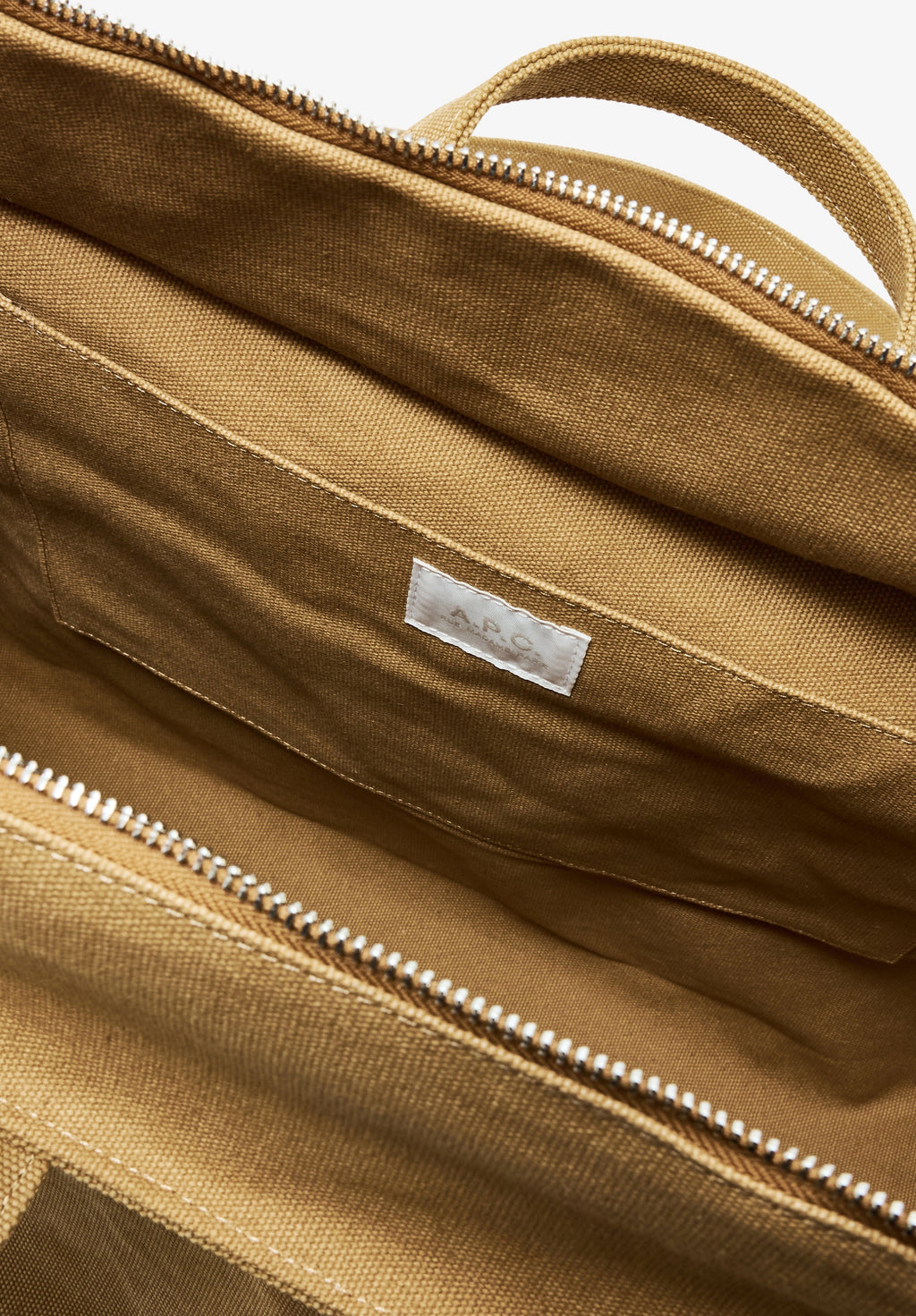 A.P.C. Drummer Toile Bag - Camel