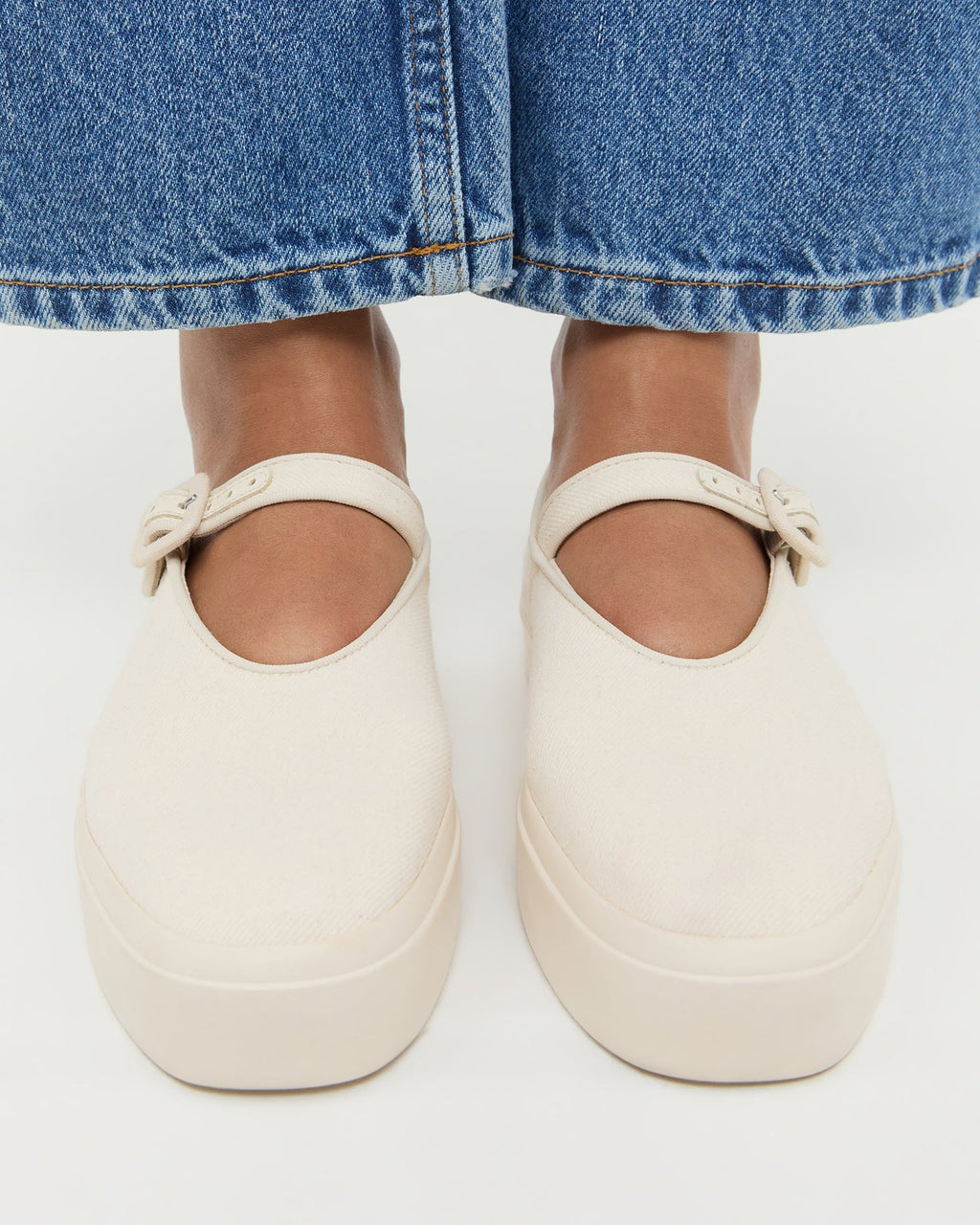 Loeffler Randall Cooper Mary Jane Sneaker - Natural
