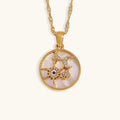 Collana Cybil con pendente in oro e diamanti da donna