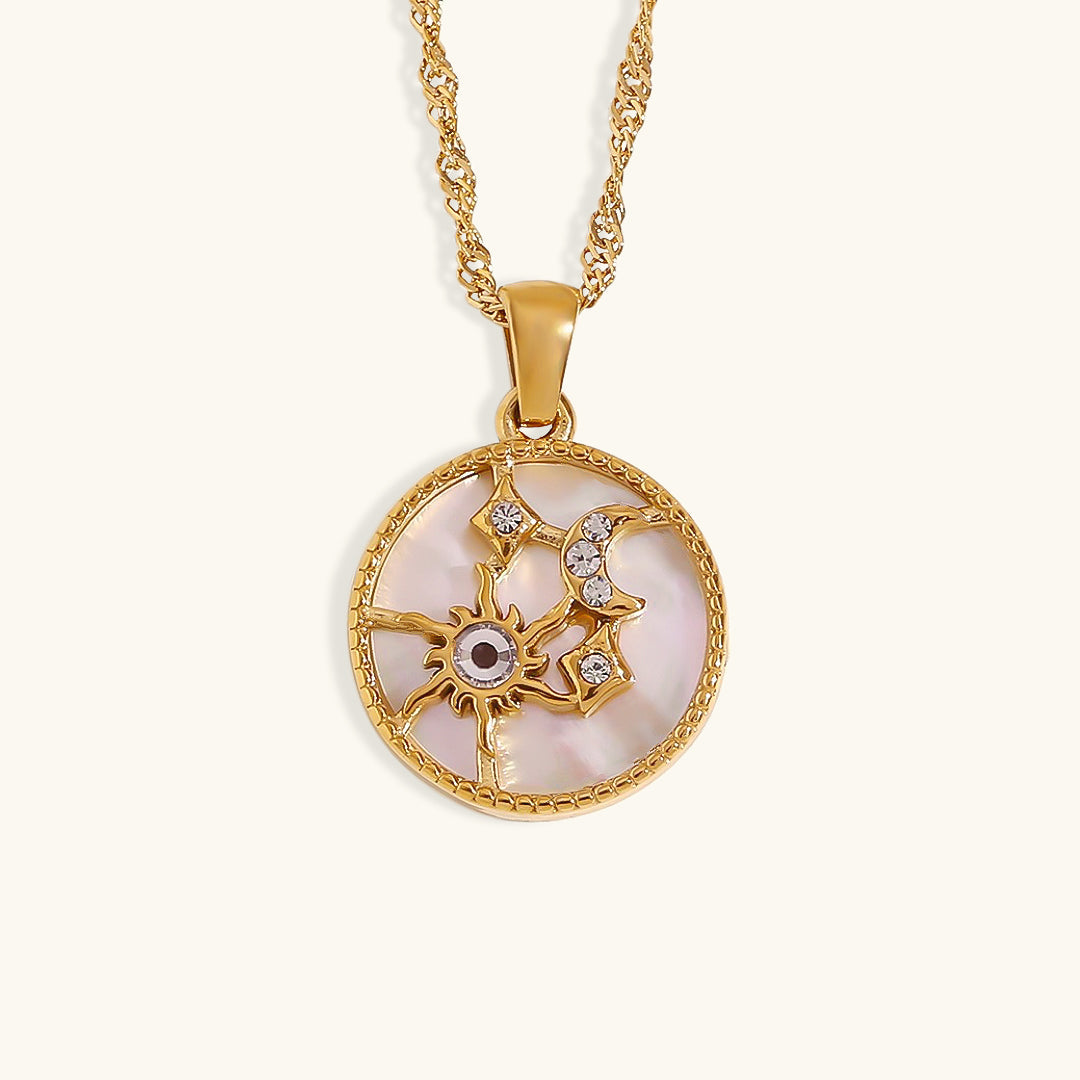 Collana Cybil con pendente in oro e diamanti da donna