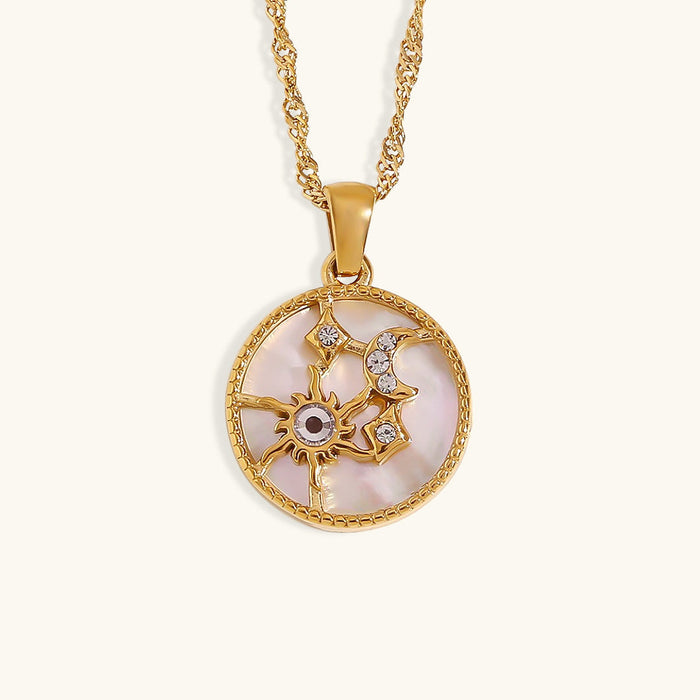 Collier Cybil pendentif en or à diamants pour femme