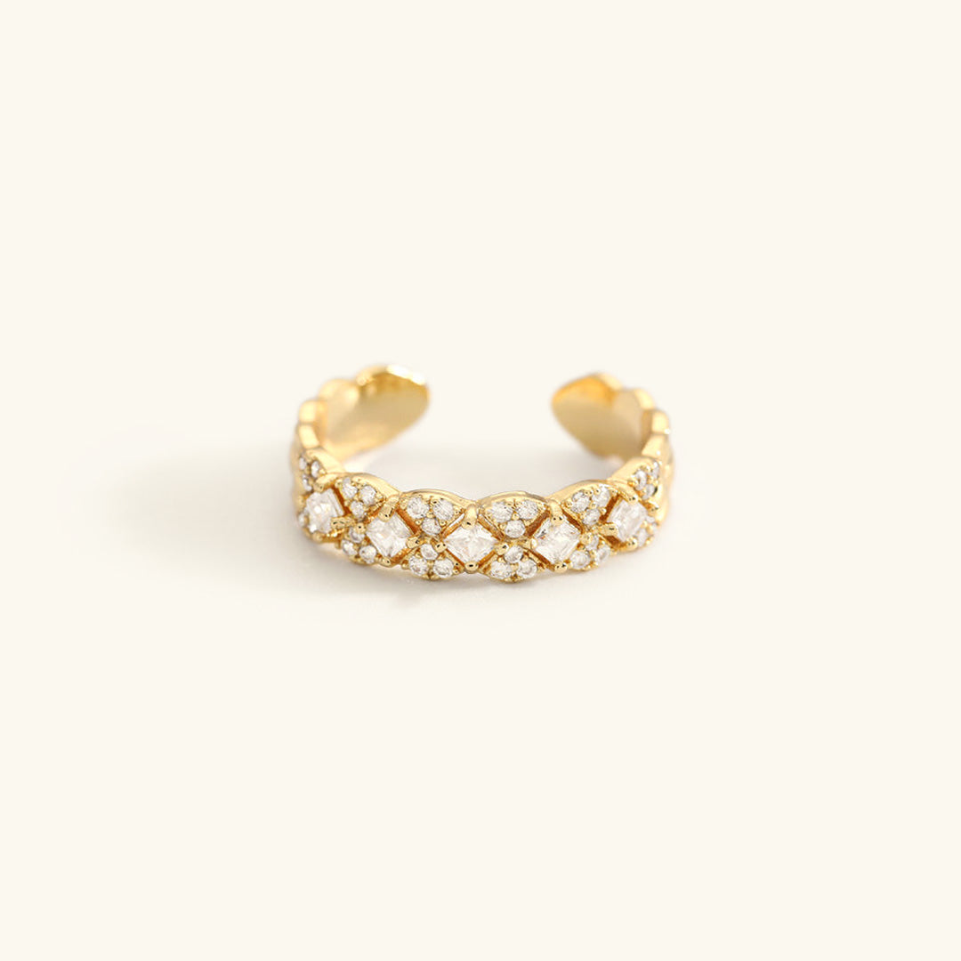 Bague Camille en or à motifs pour femme