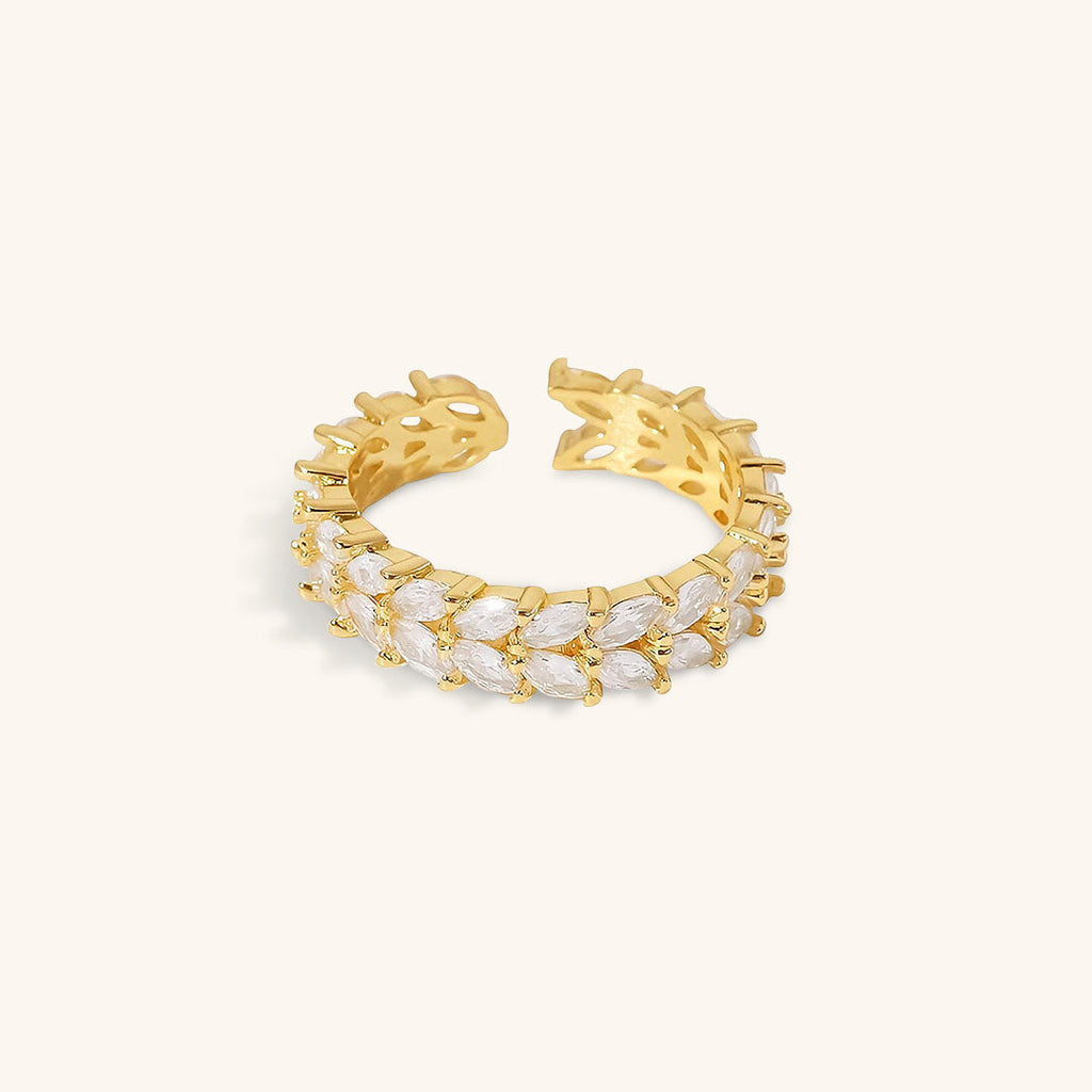 Bague Clarisse motif en or à diamants pour femme