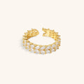 Bague Clarisse motif en or à diamants pour femme