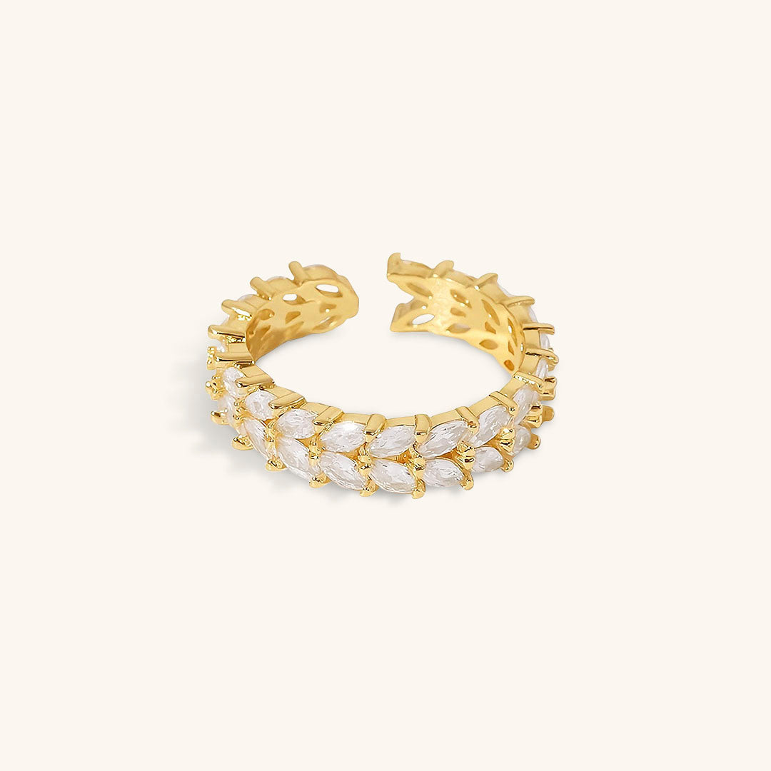 Bague Clarisse motif en or à diamants pour femme