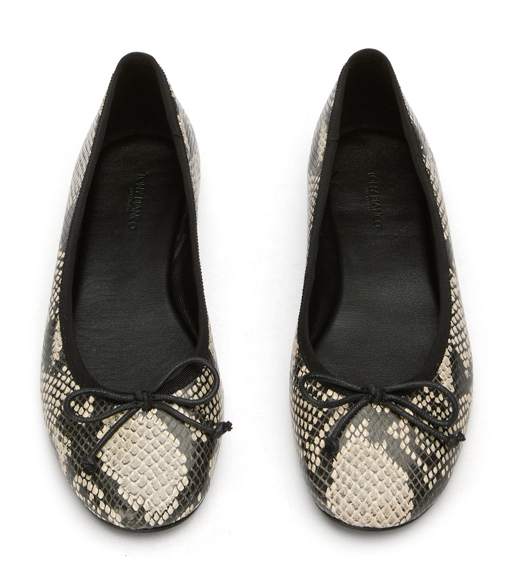Tony Bianco Comma - Ecru Snake