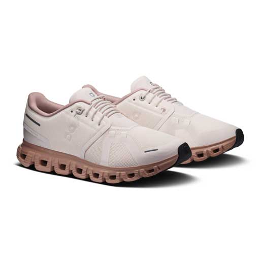 On Cloud 6 Women's - Oyster / Biscuit
