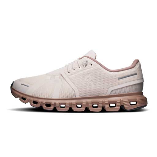 On Cloud 6 Women's - Oyster / Biscuit
