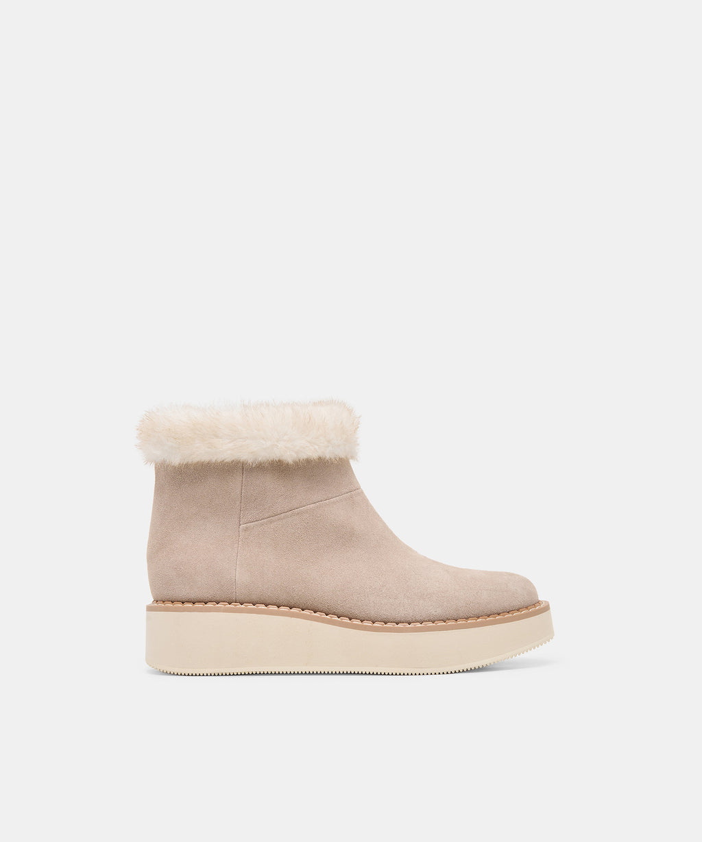 Dolce Vita Anders H2O Booties - Taupe Suede