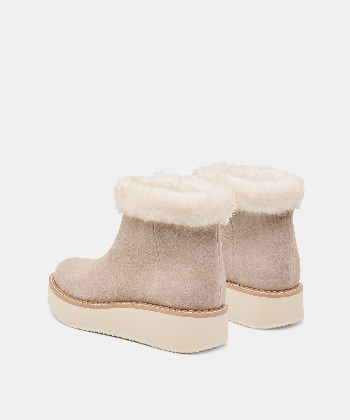 Dolce Vita Anders H2O Booties - Taupe Suede
