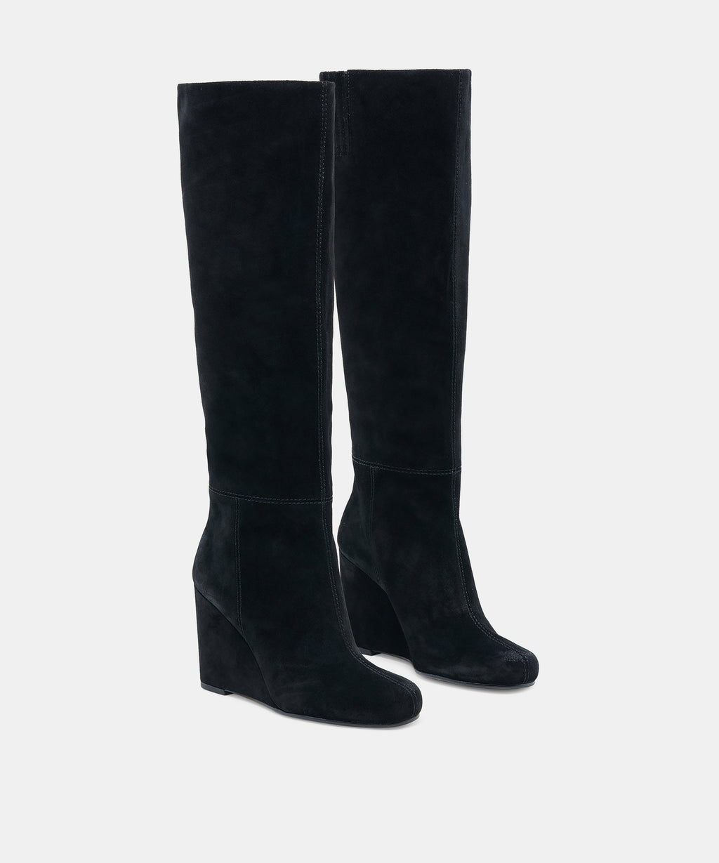 Dolce Vita Hira Boots - Onyx Suede