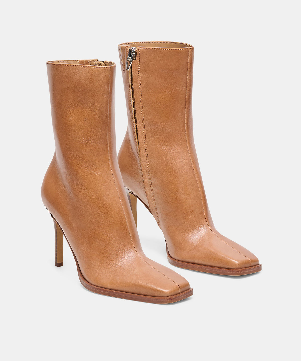 Dolce Vita Kimi Booties - Tan Leather