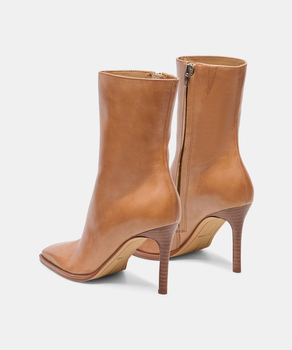 Dolce Vita Kimi Booties - Tan Leather