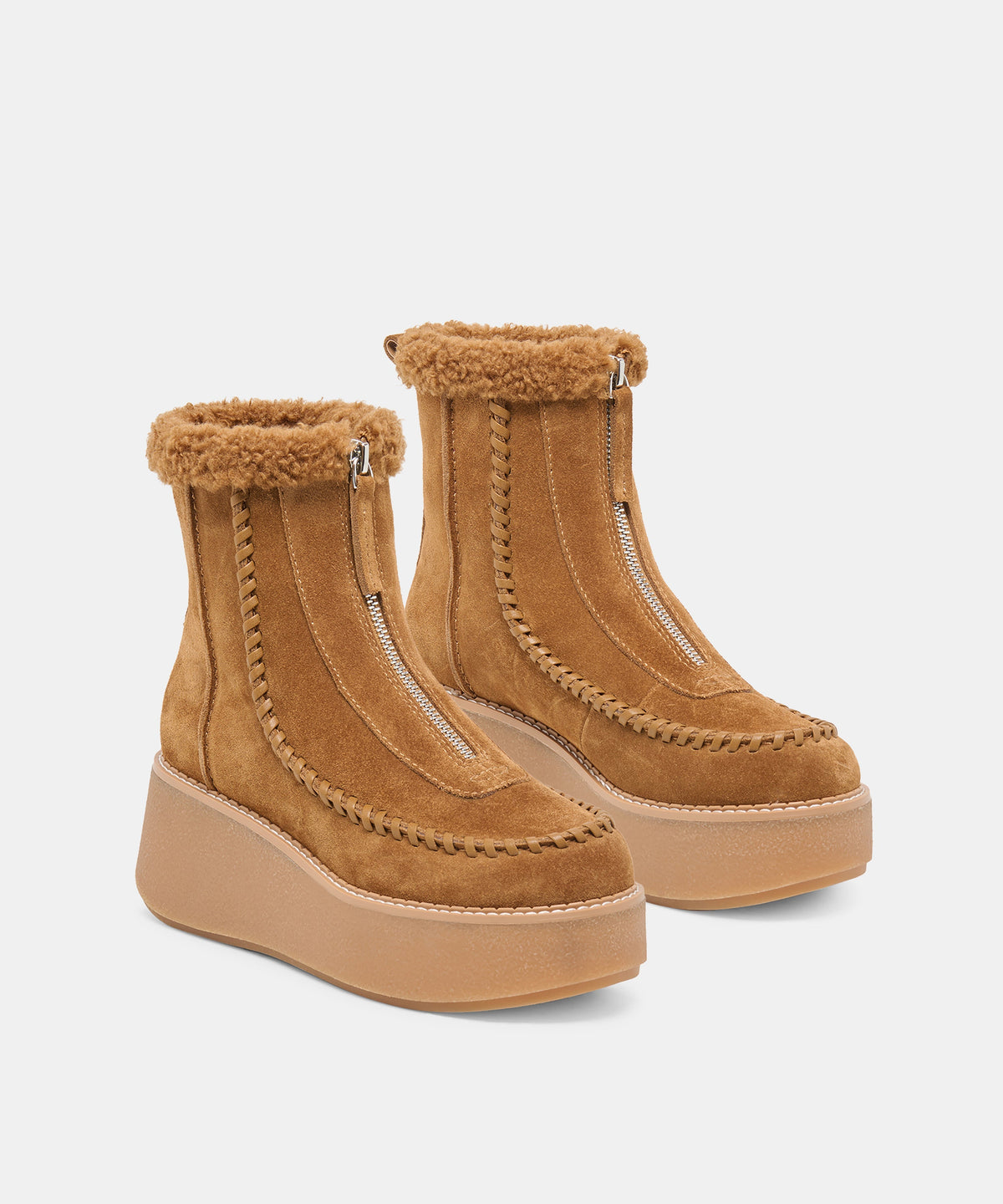 Dolce Vita Roben Boots - Light Brown Suede