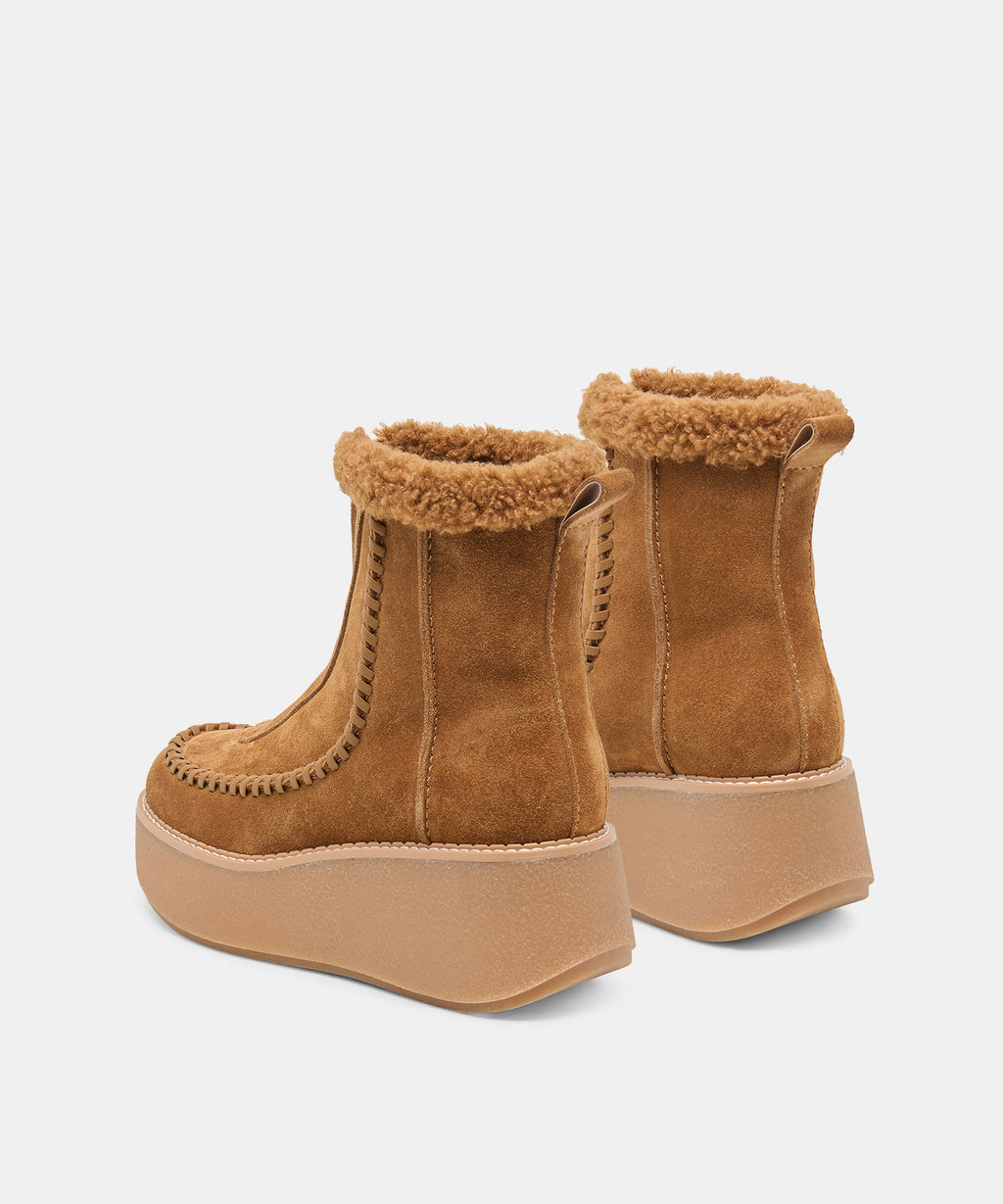 Dolce Vita Roben Boots - Light Brown Suede