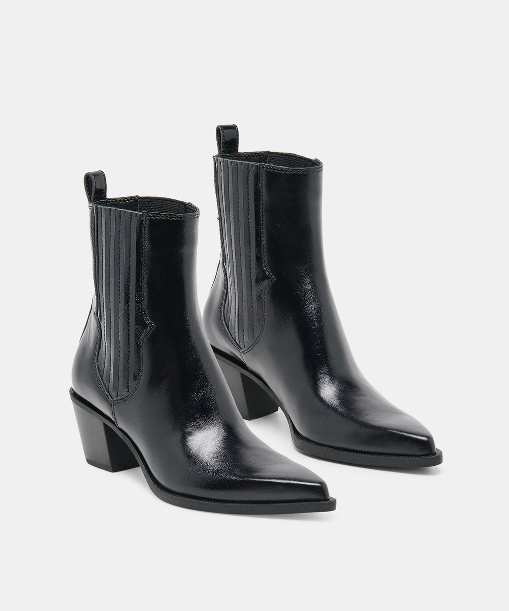 Dolce Vita Soline H2O Booties - Black Leather