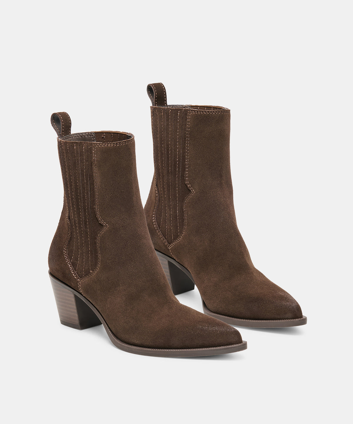 Dolce Vita Soline H2O Booties - Espresso Suede