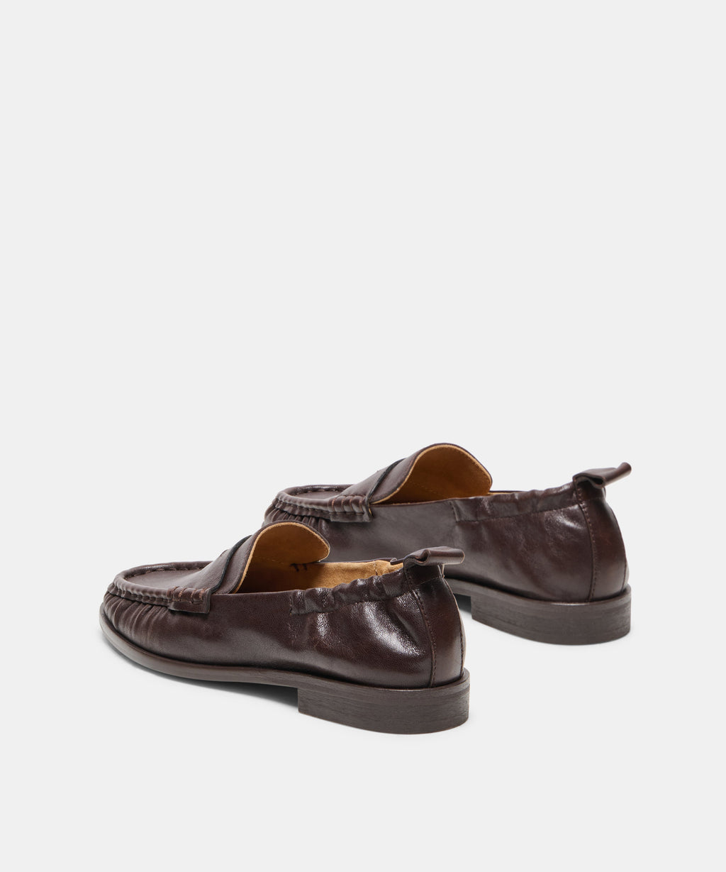 Dolce Vita Ramzie Loafers - Chocolate Leather