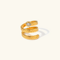 Bague serpent Davina en or 18 carats pour femme