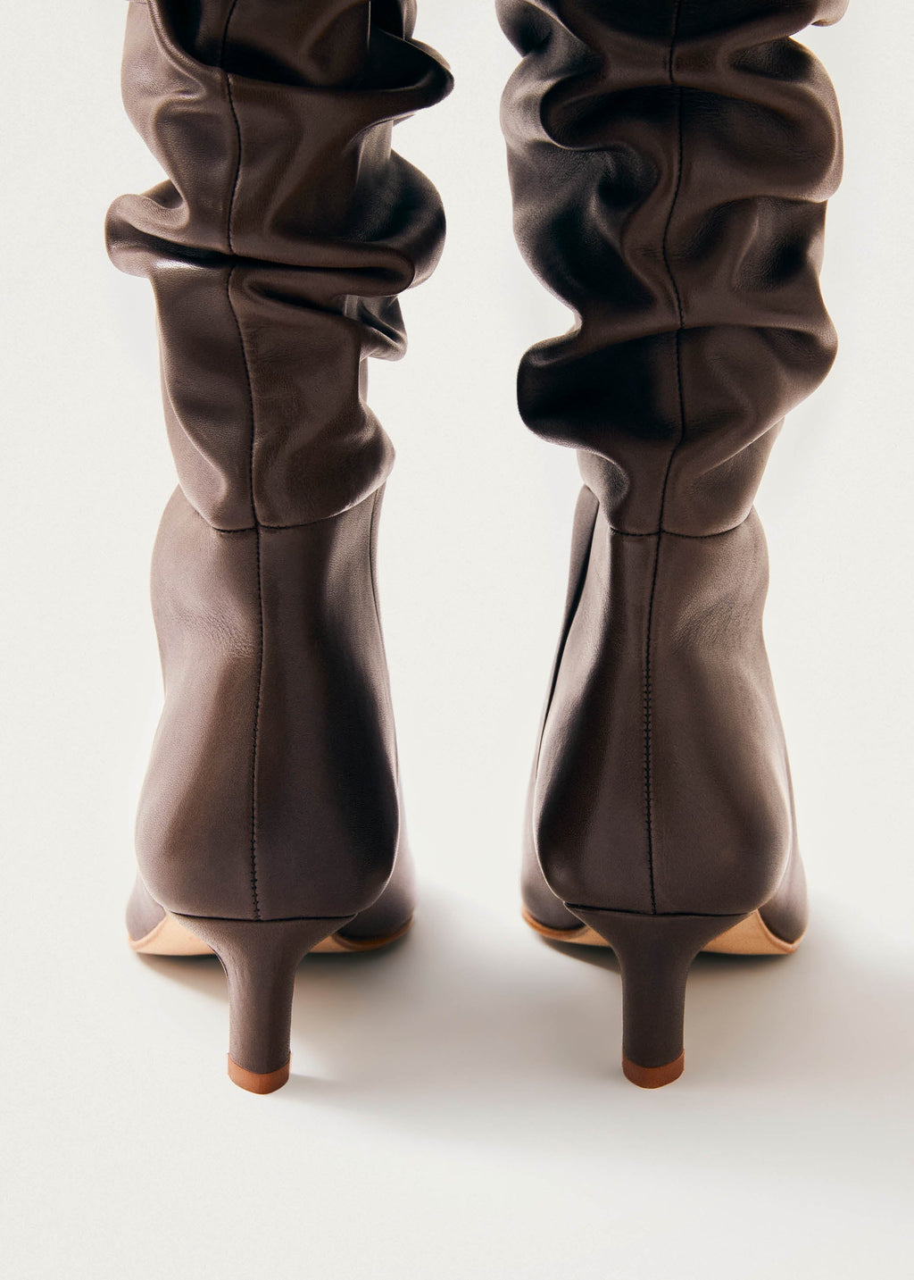 Alohas Kalila Leather Boots - Brown