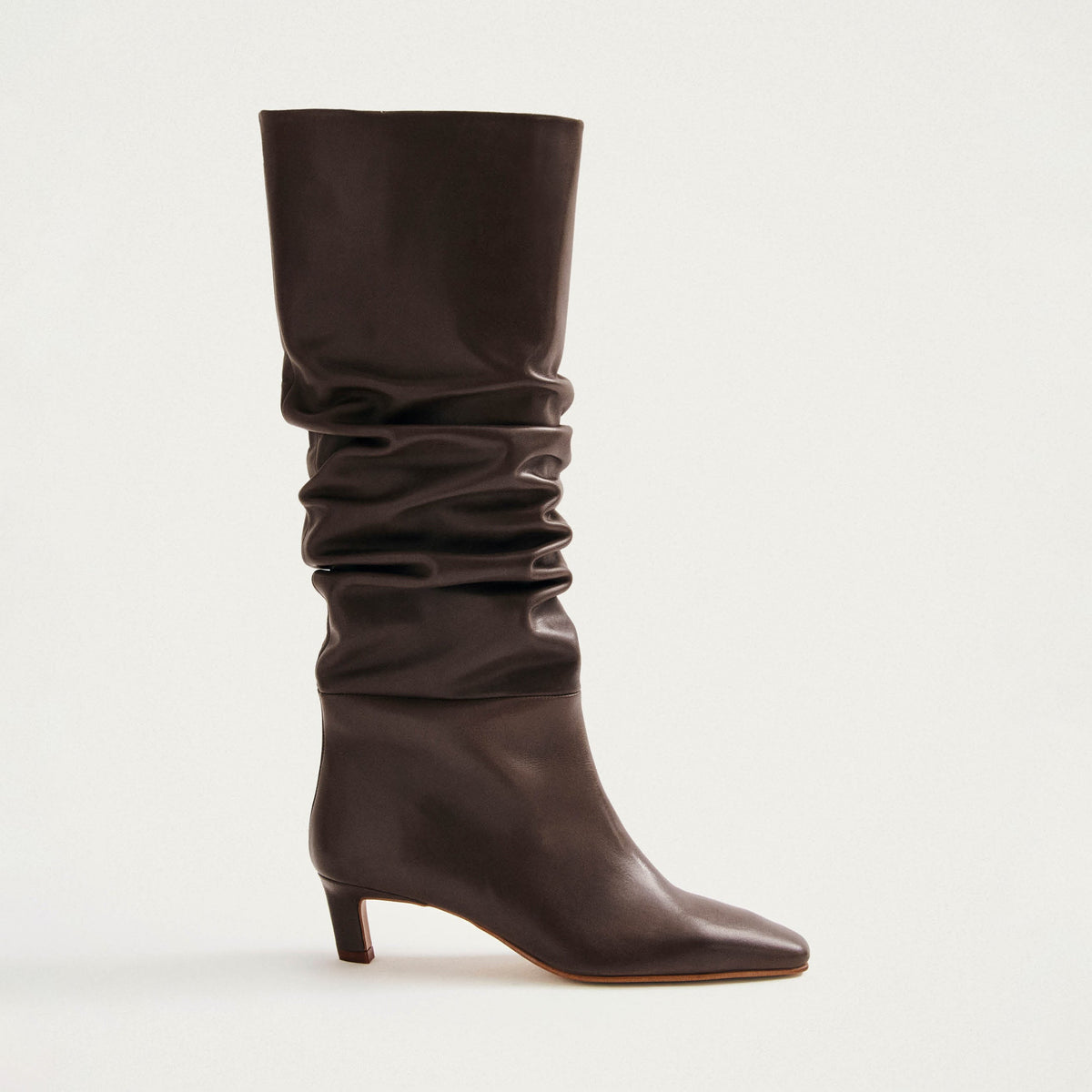 Alohas Kalila Leather Boots - Brown
