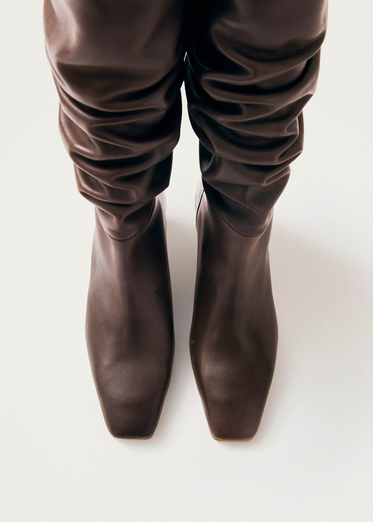 Alohas Kalila Leather Boots - Brown