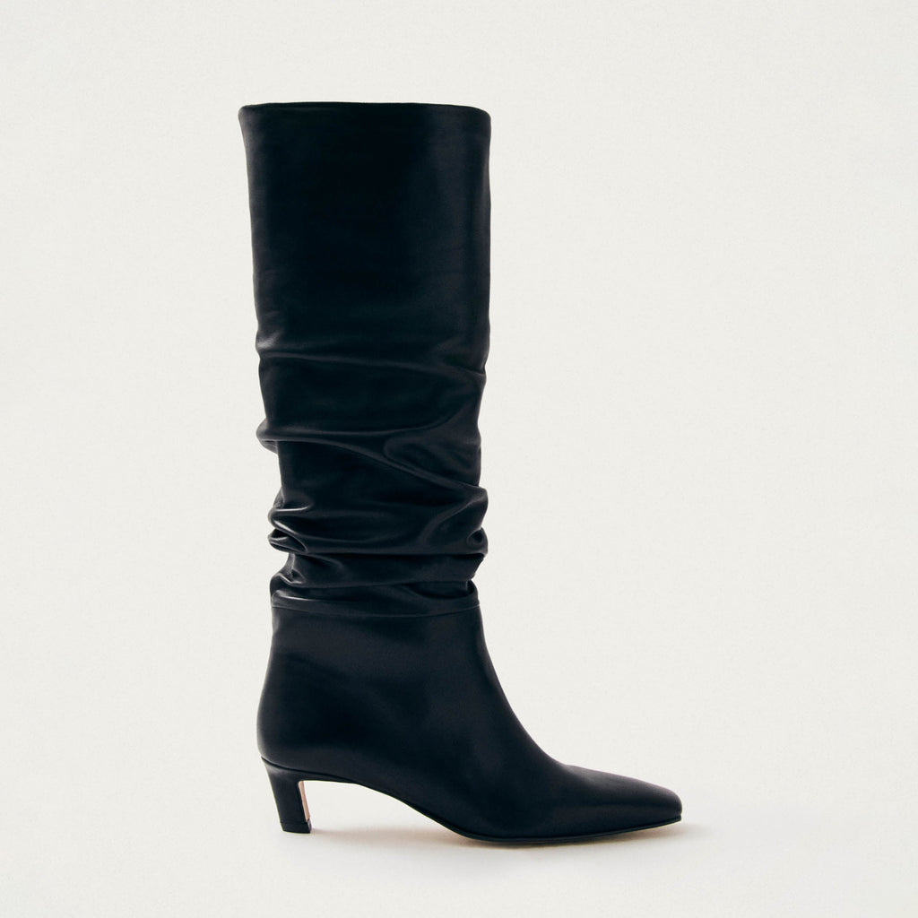 Alohas Kalila Leather Boots - Black