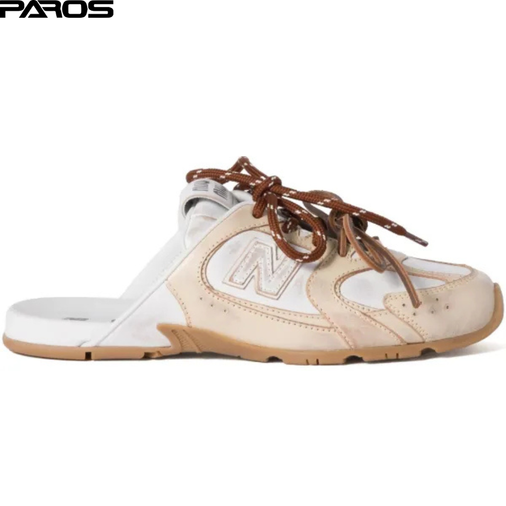 Miu Miu x New Balance 530 Mules - Cream / Beige