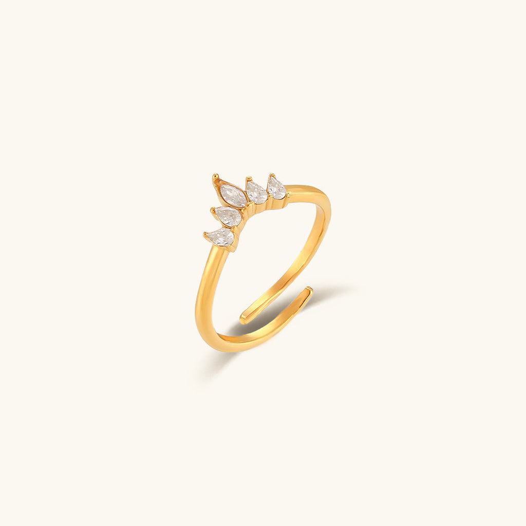Bague Finnian en or 18 carats à diamants pour femme