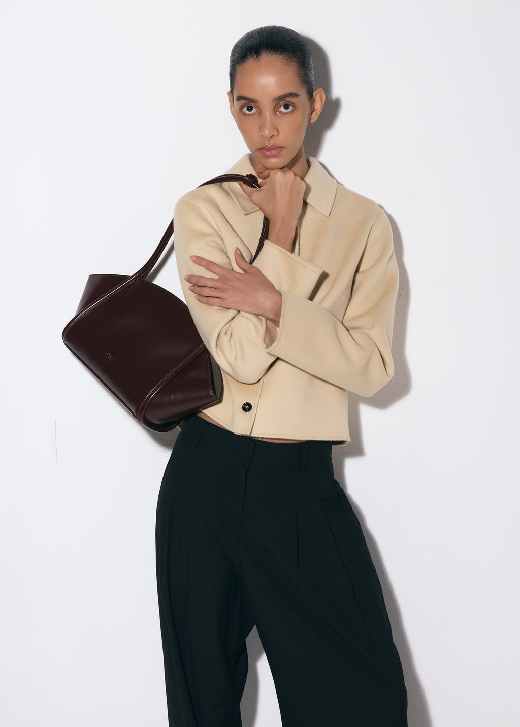 Freja New York Sylvie Bag - Raisin Gloss