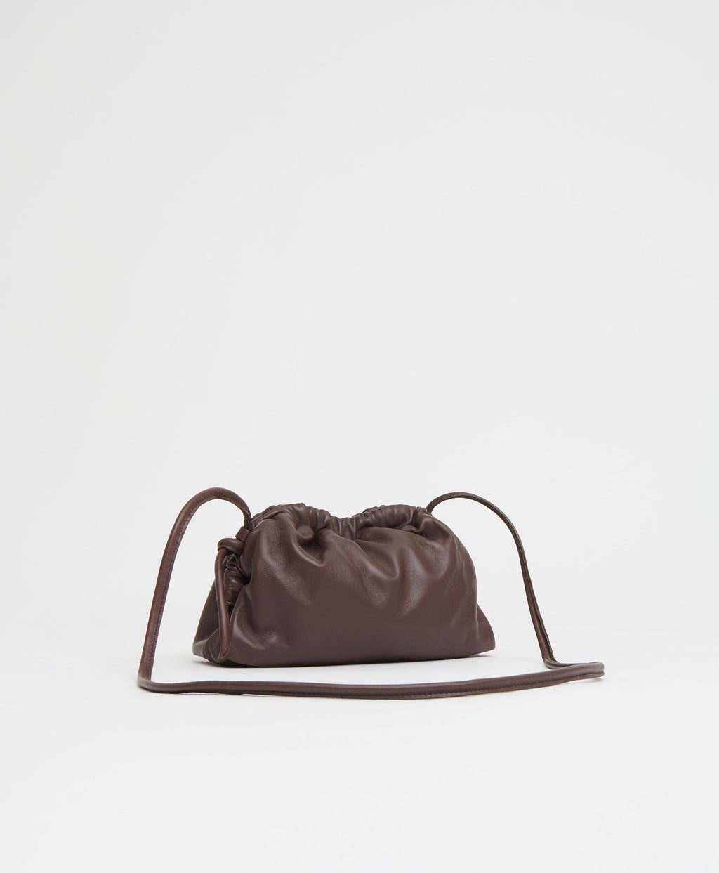 Mansur Gavriel Mini Cloud Clutch - Chocolate
