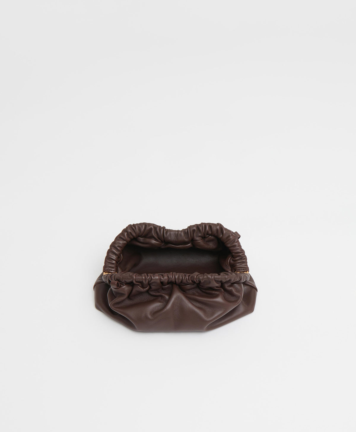 Mansur Gavriel Mini Cloud Clutch - Chocolate