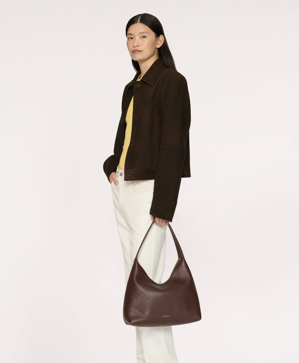 Mansur Gavriel Candy Hobo - Chocolate