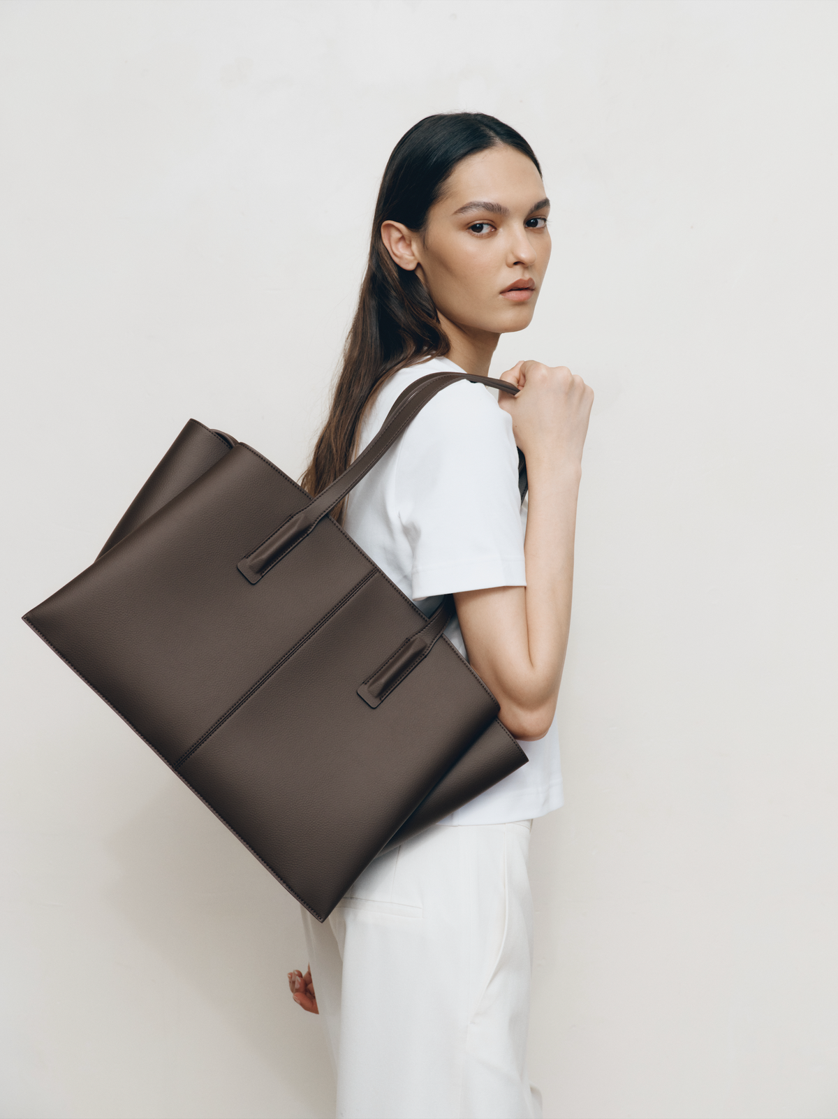 Freja New York Paloma Tote - Espresso