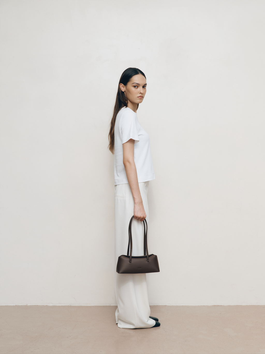 Freja New York Mini Chrystie Bag - Espresso
