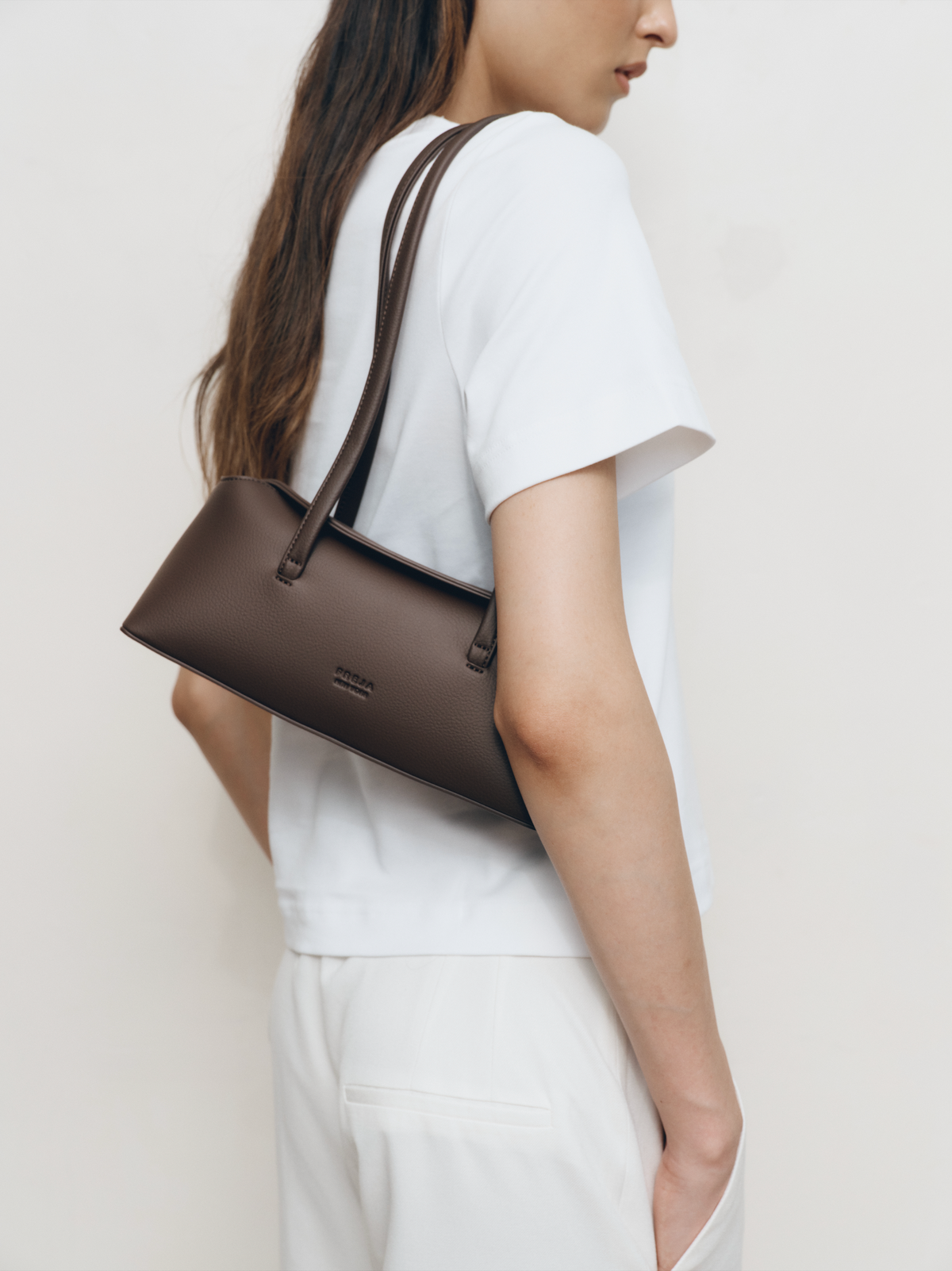 Freja New York Mini Chrystie Bag - Espresso