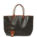 Goyard Saint Louis PM Tote - Black / Tan