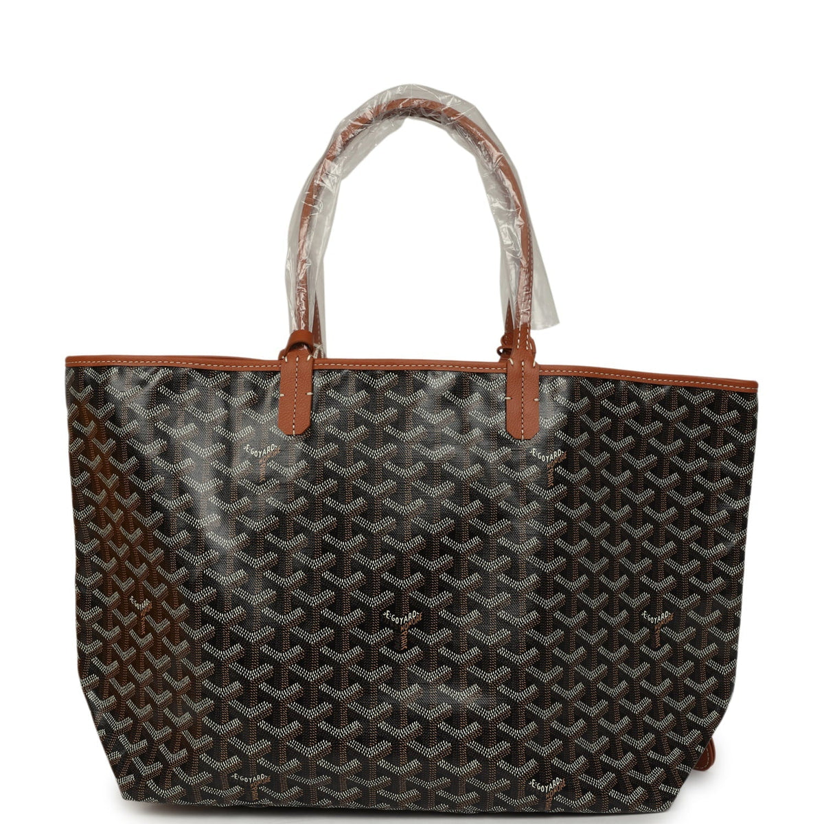 Goyard Saint Louis PM Tote - Black / Tan