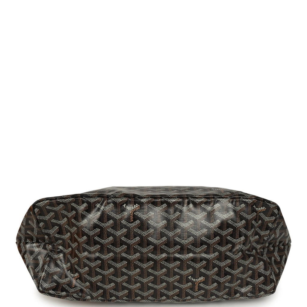 Goyard Saint Louis PM Tote - Black / Tan