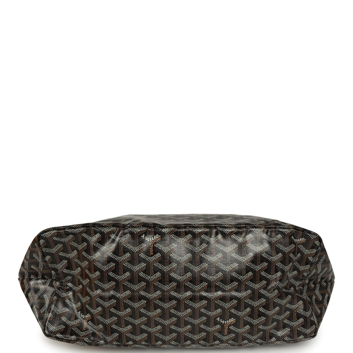 Goyard Saint Louis PM Tote - Black / Tan