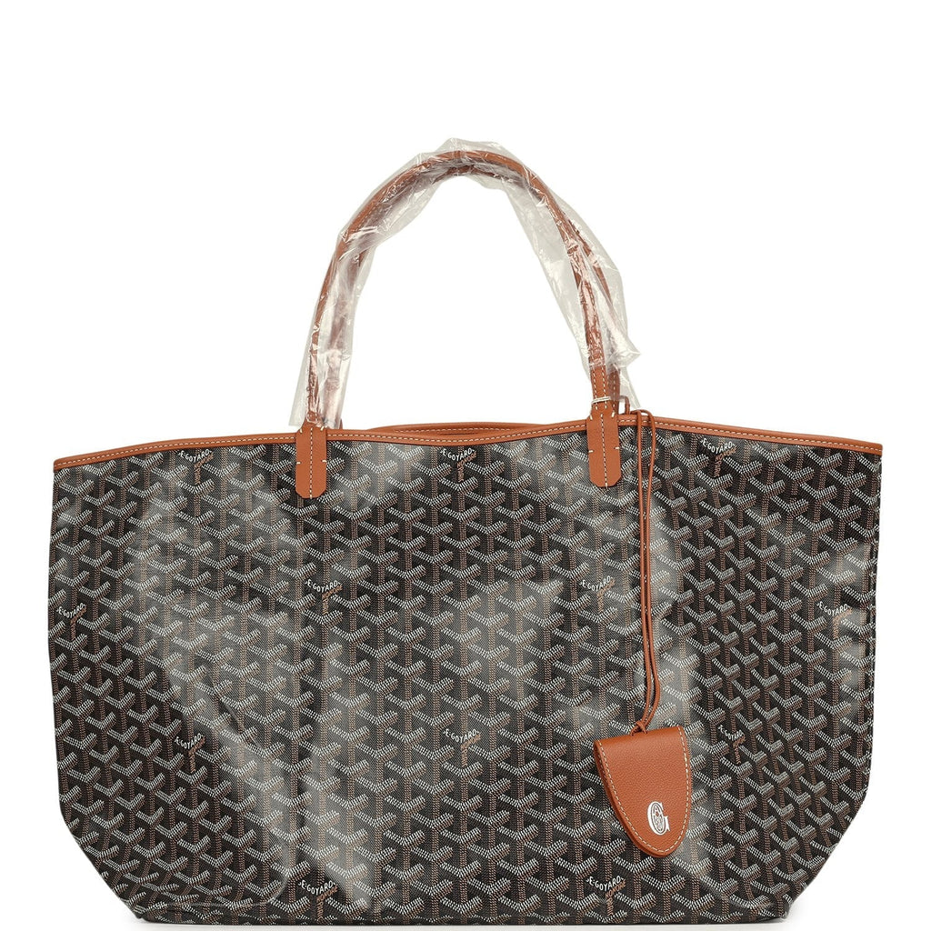 Goyard Saint Louis GM Tote - Black / Tan